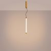 Suspensions Acier Jaune LED 1 Trang