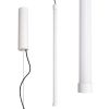 Suspensions Acier Blanc LED 1 Trang