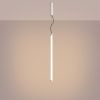 Suspensions Acier Blanc LED 1 Trang