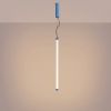 Suspensions Acier Bleu LED 1 Trang