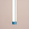 Suspensions Acier Bleu LED 1 Trang