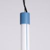 Suspensions Acier Bleu LED 1 Trang