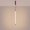 Suspensions Acier Bordeaux LED 1 Trang