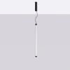 Suspensions Acier Noir LED 1 Trang