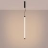 Suspensions Acier Noir LED 1 Trang