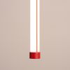 Suspensions Acier Rouge LED 1 Trang