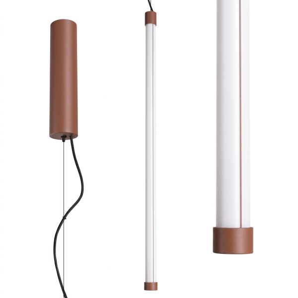 Suspensions Acier Moka LED 1 Trang