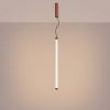 Suspensions Acier Moka LED 1 Trang