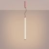 Suspensions Acier Rose LED 1 Trang
