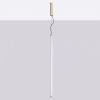 Suspensions Acier Beige LED 1 Trang