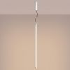 Suspensions Acier Blanc LED 1 Trang