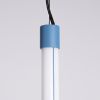 Suspensions Acier Bleu LED 1 Trang
