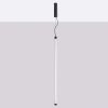 Suspensions Acier Noir LED 1 Trang