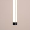 Suspensions Acier Noir LED 1 Trang