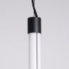 Suspensions Acier Noir LED 1 Trang