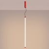 Suspensions Acier Rouge LED 1 Trang