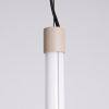 Suspensions Acier Taupe LED 1 Trang