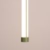 Suspensions Acier Vert Olive LED 1 Trang