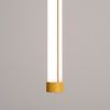 Suspensions Acier Jaune LED 1 Trang