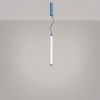 Suspensions Acier Bleu LED 1 Trang