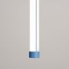 Suspensions Acier Bleu LED 1 Trang
