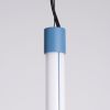 Suspensions Acier Bleu LED 1 Trang