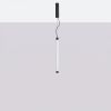 Suspensions Acier Noir LED 1 Trang