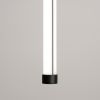 Suspensions Acier Noir LED 1 Trang