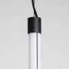 Suspensions Acier Noir LED 1 Trang