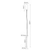 Suspensions Acier Noir LED 1 Trang