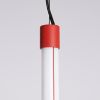 Suspensions Acier Rouge LED 1 Trang