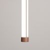 Suspensions Acier Moka LED 1 Trang