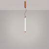 Suspensions Acier Ocre Rouge LED 1 Trang