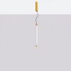 Suspensions Acier Jaune LED 1 Trang