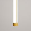 Suspensions Acier Jaune LED 1 Trang