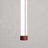 Suspensions Acier Bordeaux LED 1 Trang