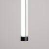 Suspensions Acier Noir LED 1 Trang