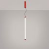 Suspensions Acier Rouge LED 1 Trang