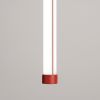 Suspensions Acier Rouge LED 1 Trang