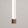 Suspensions Acier Moka LED 1 Trang