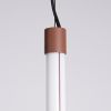 Suspensions Acier Moka LED 1 Trang