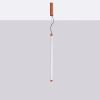 Suspensions Acier Ocre Rouge LED 1 Trang