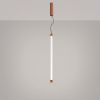 Suspensions Acier Ocre Rouge LED 1 Trang