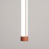 Suspensions Acier Ocre Rouge LED 1 Trang