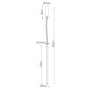 Suspensions Acier Ocre Rouge LED 1 Trang