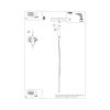 Suspensions Acier Rose LED 1 Trang