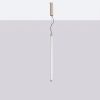 Suspensions Acier Taupe LED 1 Trang