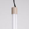 Suspensions Acier Taupe LED 1 Trang