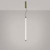 Suspensions Acier Vert Olive LED 1 Trang