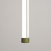 Suspensions Acier Vert Olive LED 1 Trang